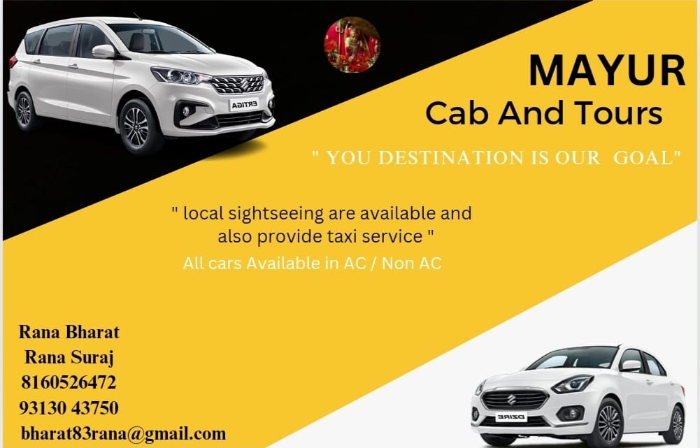 Mayur Cabs Business Card